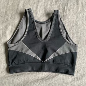 Gymshark Turbo Seamless Sports Bra Grey 